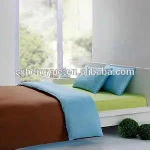 Plain weave Micro fiber Polyester Dyed Textile Fabric(P/D) for hotel bedsheet fabric.dyed bedding fabric