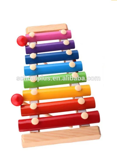 8 scale wooden xylophone for baby wooden musical instrument toy