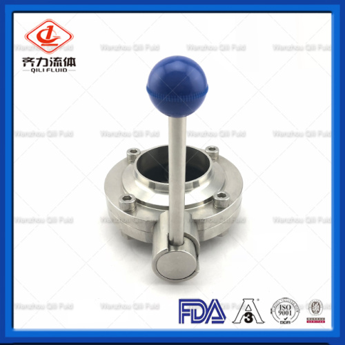 Sanitary Stainless Steel Butterfly Actuator Valve