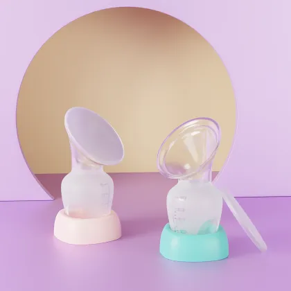 New Style Portable Silicone Manual Breast Pump - Breast Milk Collector