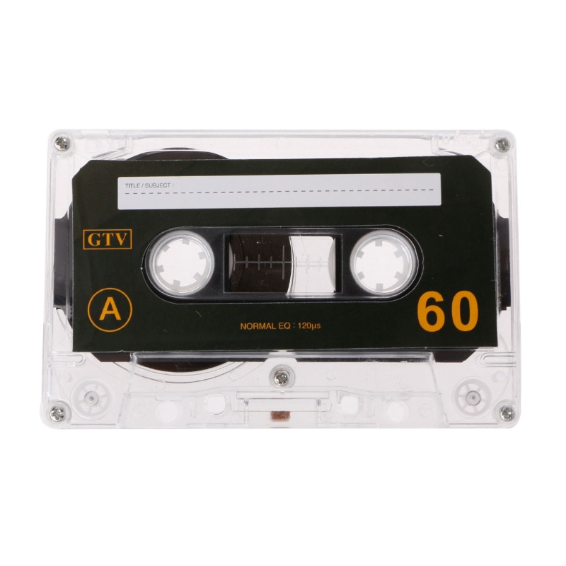 Standard Cassette Blank Tape Empty 60 Minutes Recording For Speech Music Player