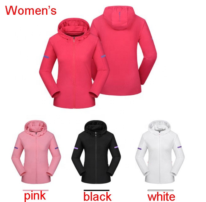 Personalizzazione dell'abbigliamento sportivo per outdoor a colore solido femminile