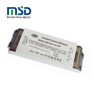 برنامج تشغيل LED تعتيم النيران: 55W ، 1.3A ، IP40 ، DALI متوافق مع إضاءة LED داخلي
