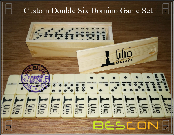 Custom Double Six Domino Game Set-4