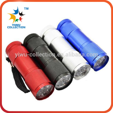 18 pcs AAA Batteries and 6 Torches Included, 9 LED Mini Flashlight Set