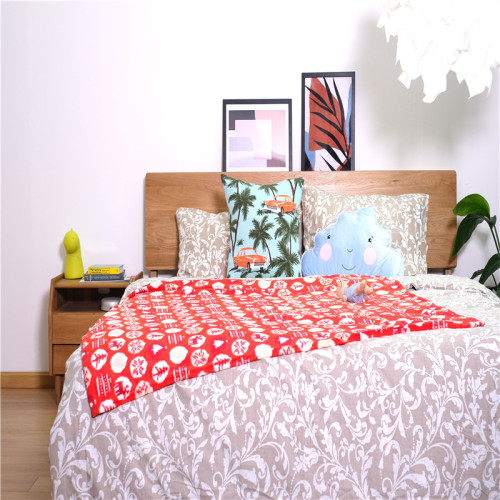 Christmas Flannel Coral Blankets Christmas Series Printed Children's Flannel Coral Blankets Factory