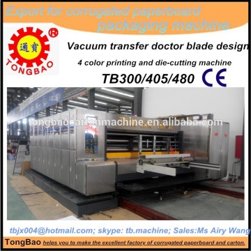 new design automatic corrugated carton box making machine