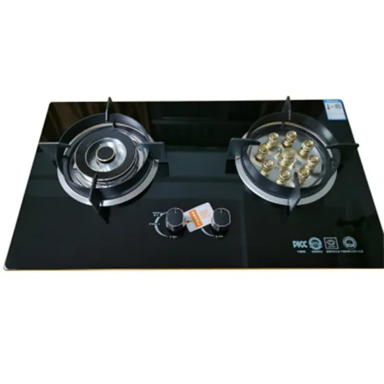 Household Easily Cleaned Tempered Glass Twin Burner Domestic Flush Mount Gas Stove Cooktops