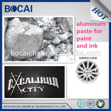whiteness silver aluminium paste non-leafing grade with MSDS