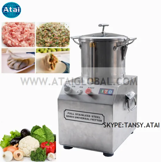 Commercial Food Processor Stainless Steel Fritter Cutter Meat Fruits Slicer