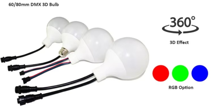 60mm dmx led bulb 60mm dmx led bulb