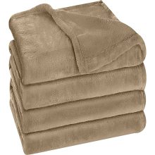 Bedding Fleece Blanket 300GSM Fuzzy Soft Microfiber Blanket
