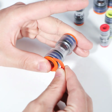 pushfit microduct connector 25 Bar 8/6mm plastic pushfit microduct coupler connector Factory