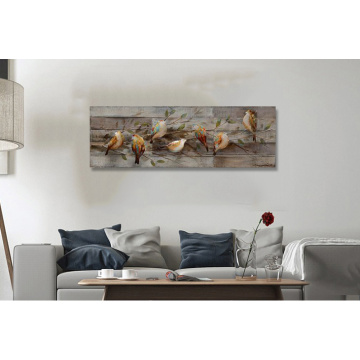 Delightful Birds Metal Wall Art