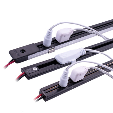 Ultra-Thin Conductor Rail System for Customized Wooden Shelves