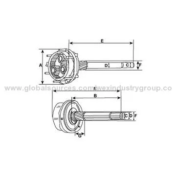 Planet Gear, 131991 Cargo, SDV38091, Replacing 1006200050 for Bosch Starters