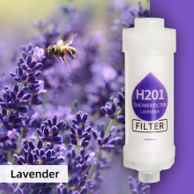 Filtro de chuveiro de aroma de pêssego de lavanda