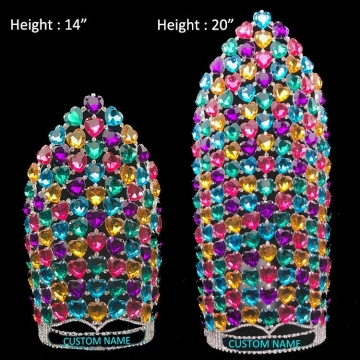 20 inch rhinestone pageant crowns