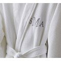 Leichtes Unisex Waffel Weave Resort Spa Hotel Robe