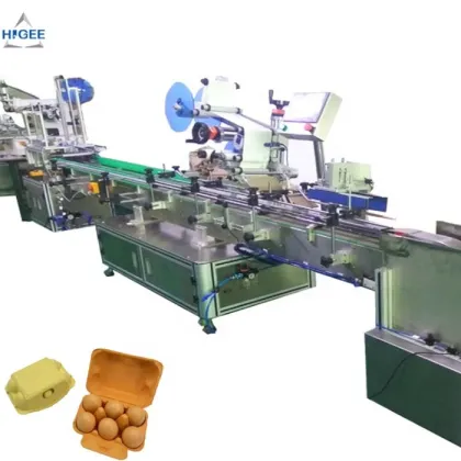 Automatic Self-Adhesive Salted Duck Egg Tray Labeling Machine