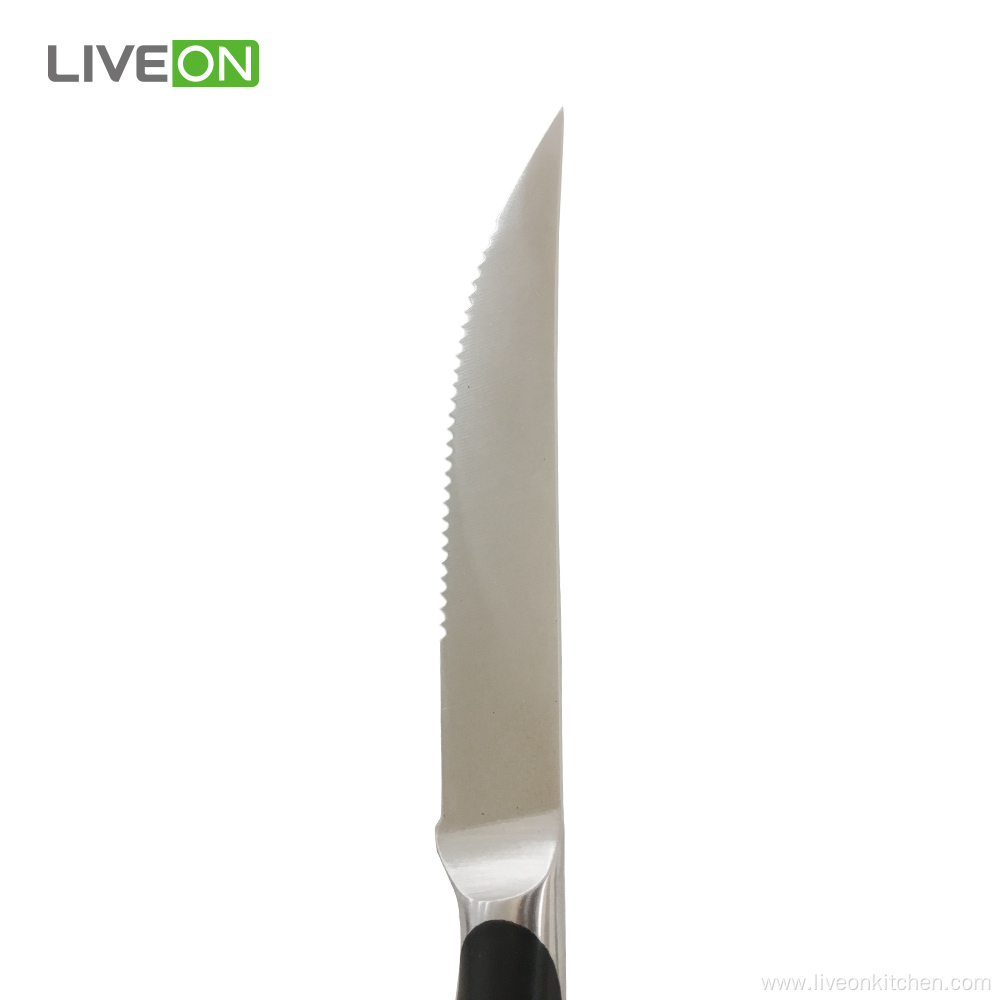 POM Handle Stainless Steel Serrated Steak Knife