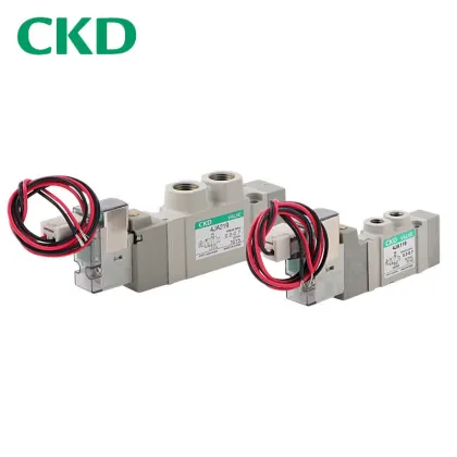 CKD Brand 4V210-08 DC 24V 12V 5-Way 2-Position Pneumatic Air Control Solenoid Valve