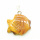 pendentif oeil de poisson forme jaune Tiger