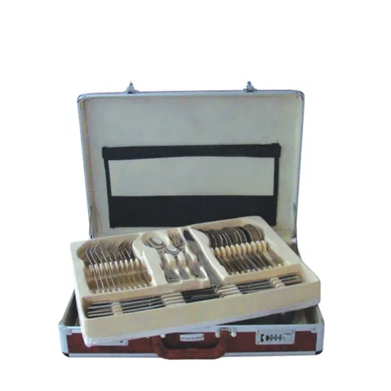 72Pcs Stainless Steel Cutlery Set with Spoons, Forks, and Knife - 84pcs Dinner Set