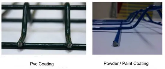 Green yellow blue 3d curved wire mesh fence curved fence mesh panel