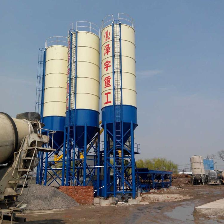 HZS belt conveyor ready mix batching plant specification