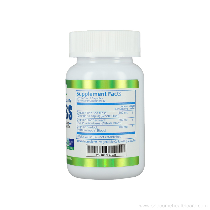 Organic Sea Moss capsules Energy Sea Moss capsules