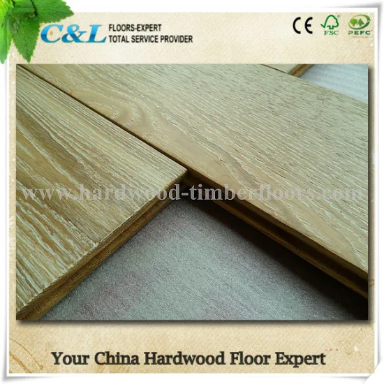 China solid oak water resistant wood flooring
