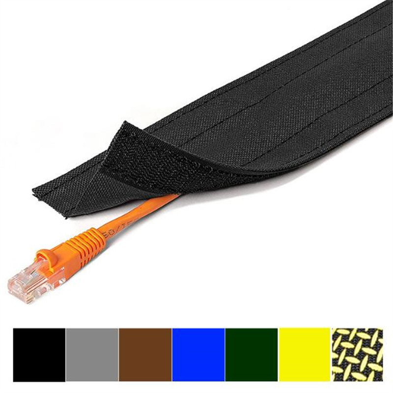 Velcro hook loop cable straps