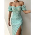 Elegant Line Dress Women's Dress