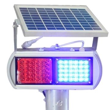 Solar LED Warning Light 10W 12V - Solar Traffic Signs