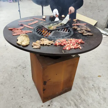 2023 Trends: Corten Steel BBQ Grills, Fire Tables & Outdoor Bars