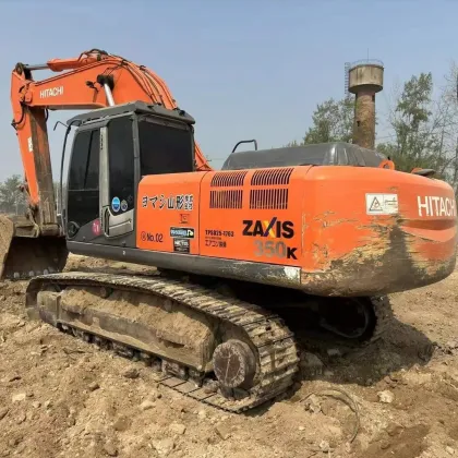 Used Hitachi ZX350K Mini Excavator for Mining and Construction - 35 Ton Original Crawler Machinery