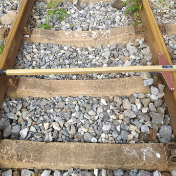 Railway Track Measurement Tools: Square Rulers and T-Tools for Civil Construction Equipment
