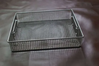 STAINLESS STEEL PRESENTATION FISH BASKET