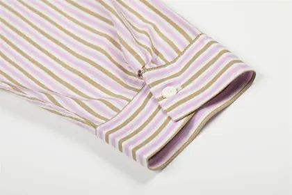 long sleeve pinstripe shirt men
