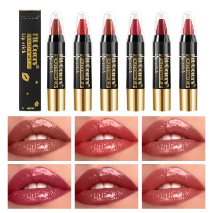Glossy Crayon Lipstick: Moisturizing, Waterproof, and Long-Lasting
