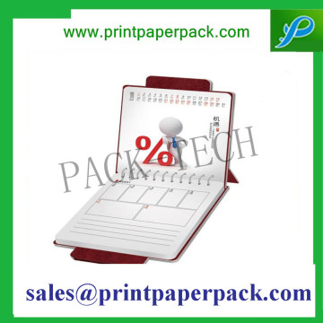 Custom Printed Style and Paper Cover Material Desk Calendar