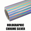 Glossy Chrome Rainbow Car Wrap