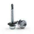 Counterunk Flat Head Screw Selbstermillschrauben mit EPDM