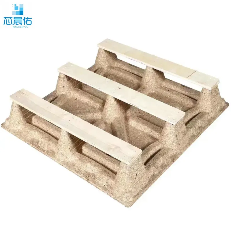 Compressed Wood Chip Pallets 1200x1000mm with Wood Chip Bottom Deck