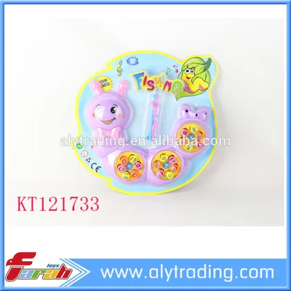 2016 B/O Play Set Magnetic Fishing Game Toys B/O fishing set with music and light