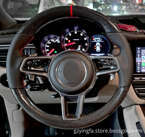 Carbon Fiber Steering Wheel Upgrade for Porsche Models