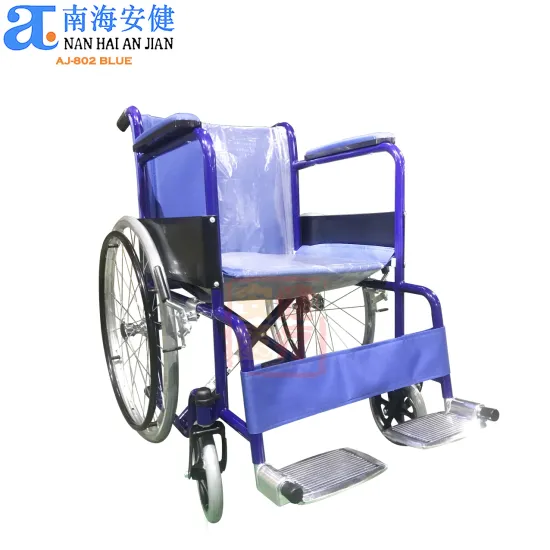 AJ-804 Manual Powder-Coated Wheelchair for Seniors
