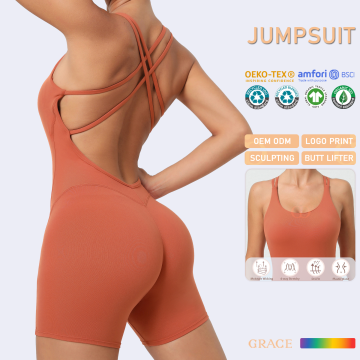 RTS Gym Wear Women's Litness Belesuits Yoga Crisscross Serps Serps Serps Serves