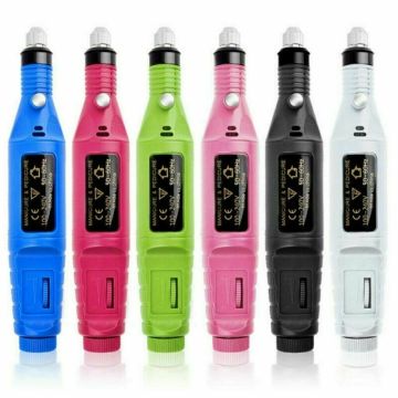 6-in-1 뷰티 샌딩 밴드 폴리싱 머신-휴대용 네일 드릴 키트